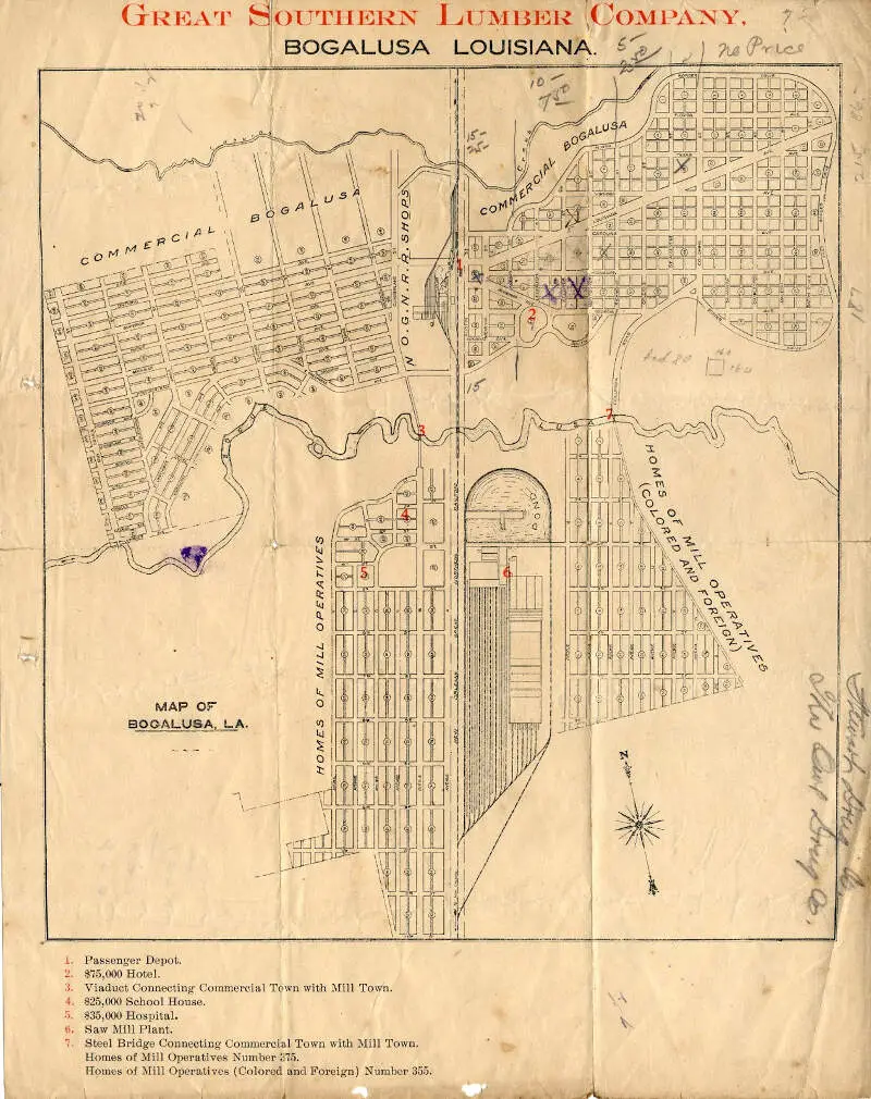 Bogalusa  Map