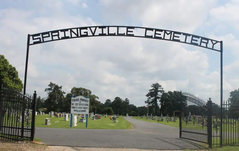 Revised Photo Of Entrance To Springville Cemetery Img