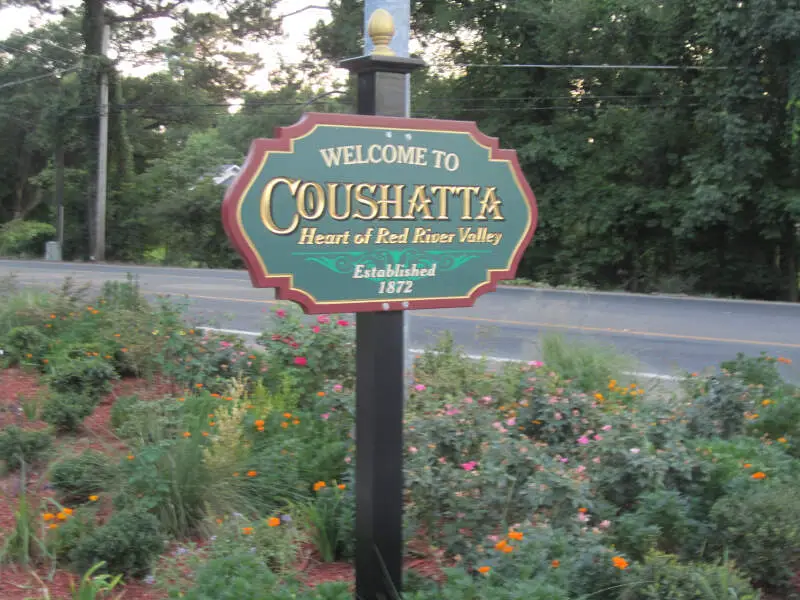 Revised Coushattac Lac Welcome Sign Img