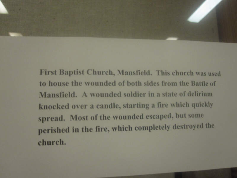 First Baptist Church Historical Markerc Mansfieldc La Img