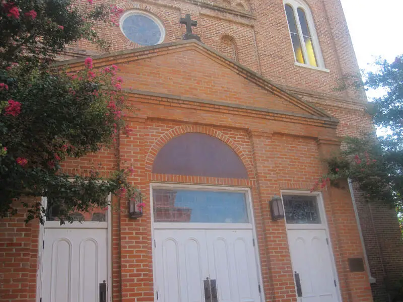 Church Of The Immaculate Conception Sign In Natchitochesc La Img