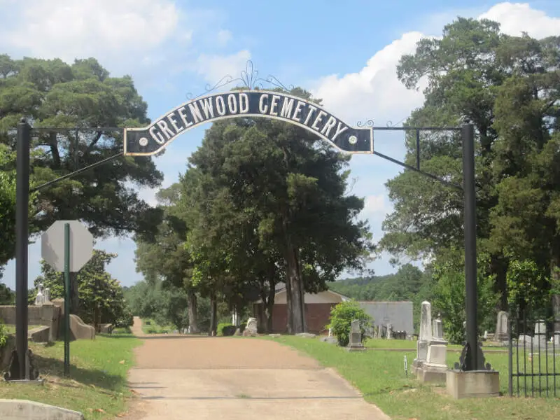 Greenwood Cemeteryc Rustonc La Img