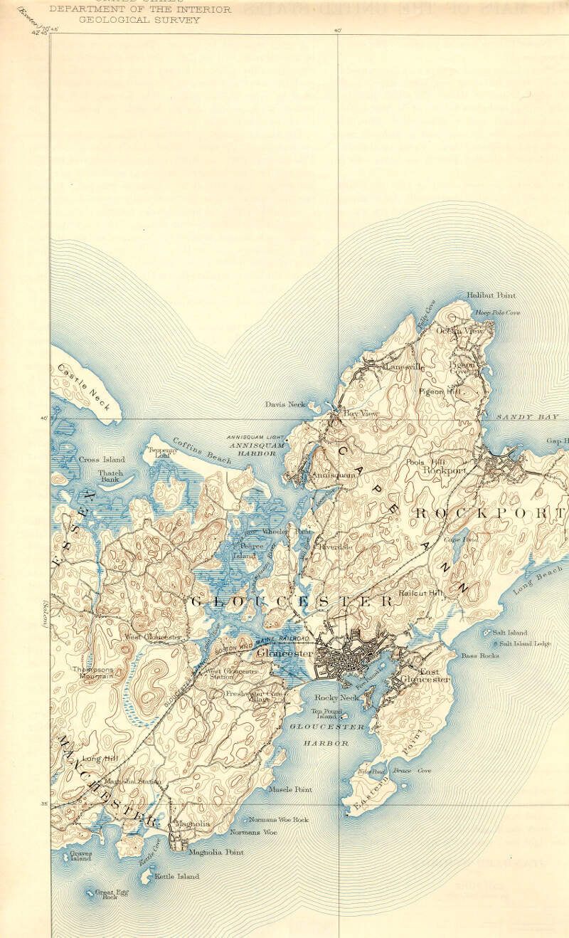 Annisquam River Massachusetts Map