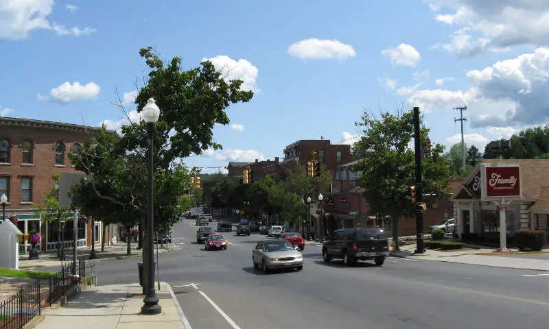 Ma Route Eastbound In Southbridge Ma