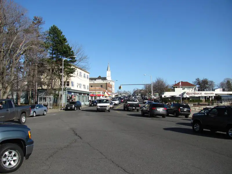 Ma Route Eastbound In Swampscott Ma