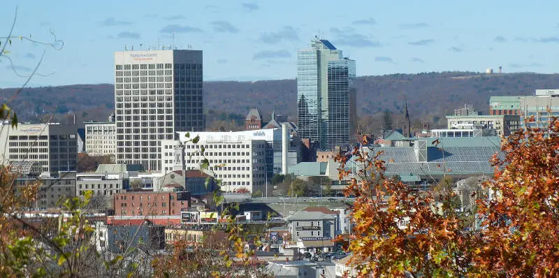 Downtown Worcesterc Massachusetts