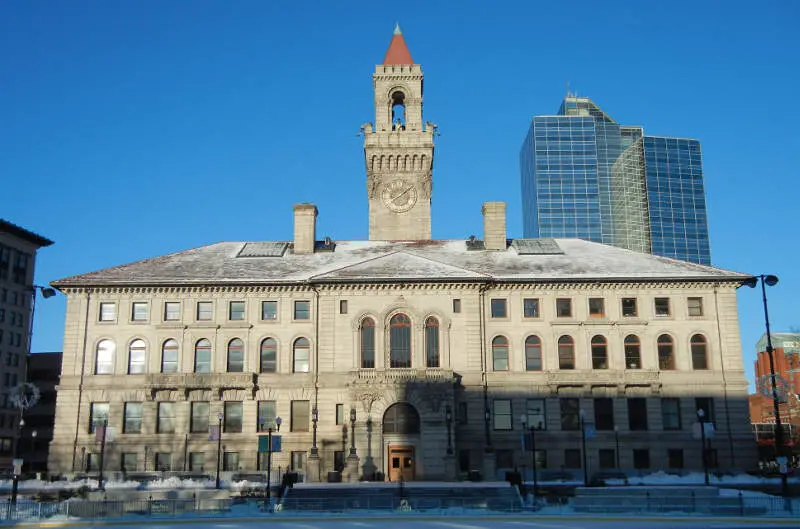 City Hall  Worcesterc Massachusetts Usa