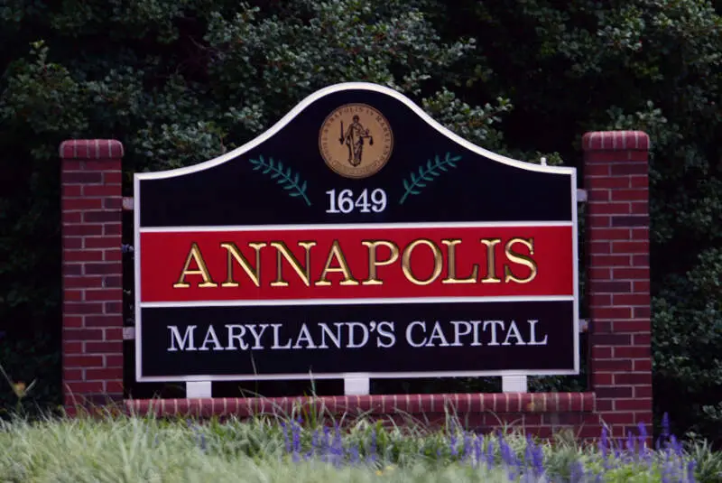 Annapolis Maryland Sign By D Ramey Logan