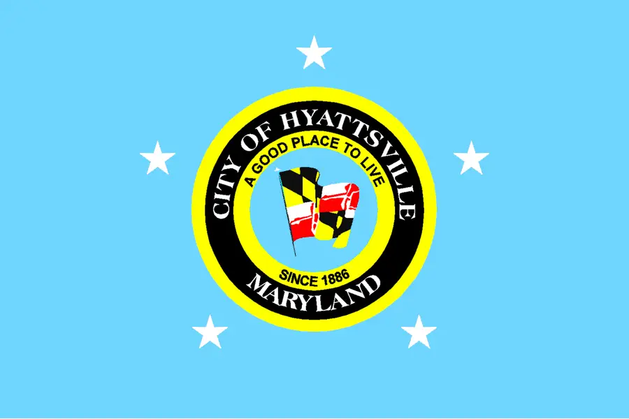 Flag Of Hyattsvillec Maryland