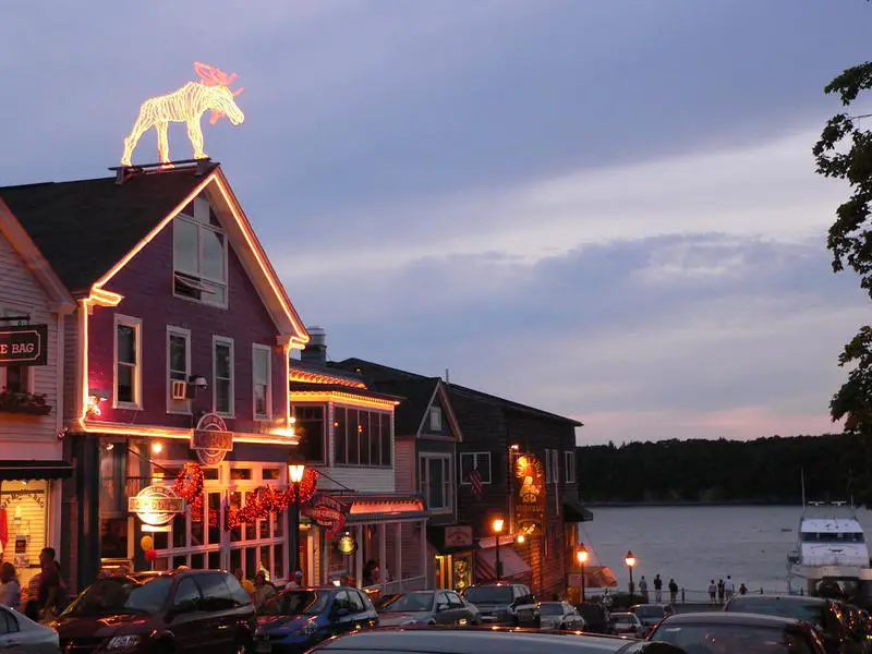 Bar Harbor Me Dusk