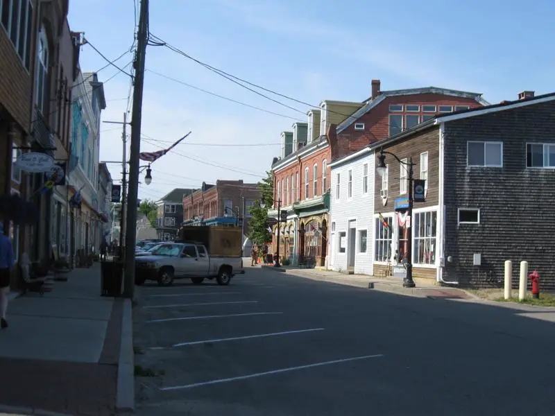 Water Street Eastport Maine In