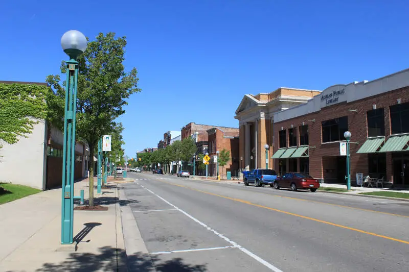 Downtown Adrian Michigan Maumee Street