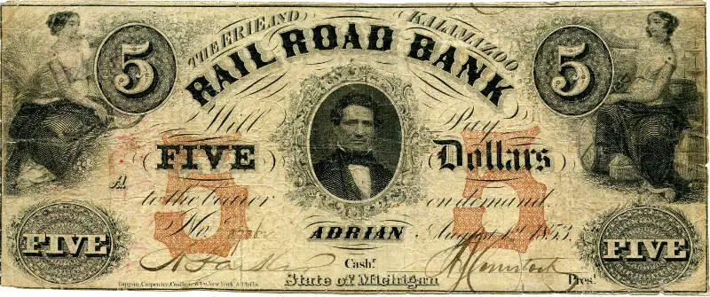 Erie And Kalamazoo Banknote