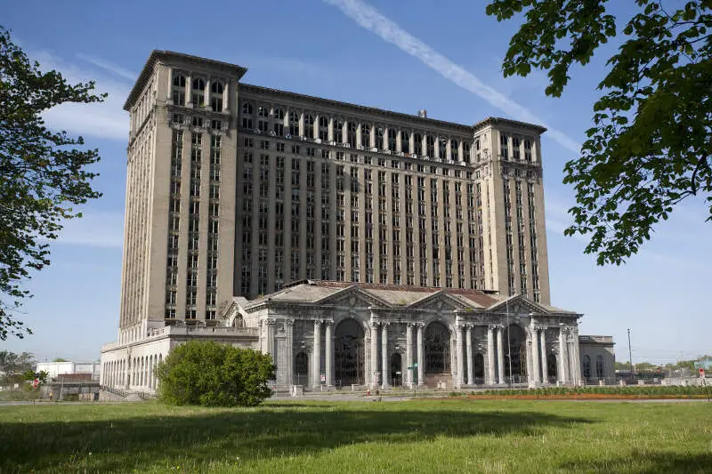 Michigan Central Train Station Exterior