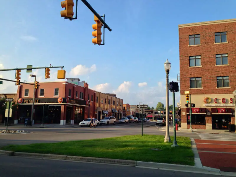 Grand River Avenue In East Lansing