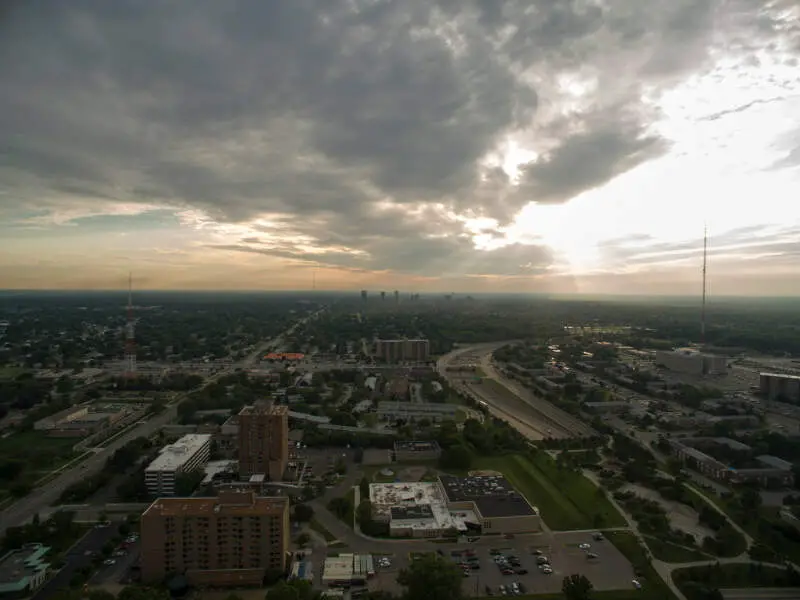 Interstate Drone Image