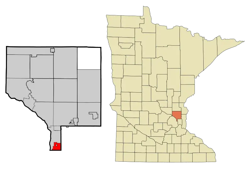 Anoka Cnty Minnesota Incorporated And Unincorporated Areas Columbiaheights Highlighted Copy