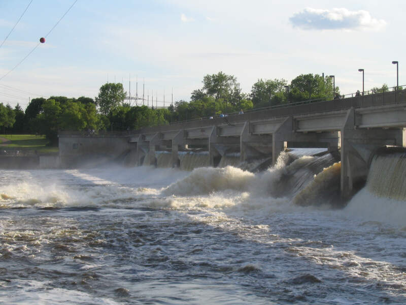 Coon Rapids River Dam  Coon Rapidsc Minnesota
