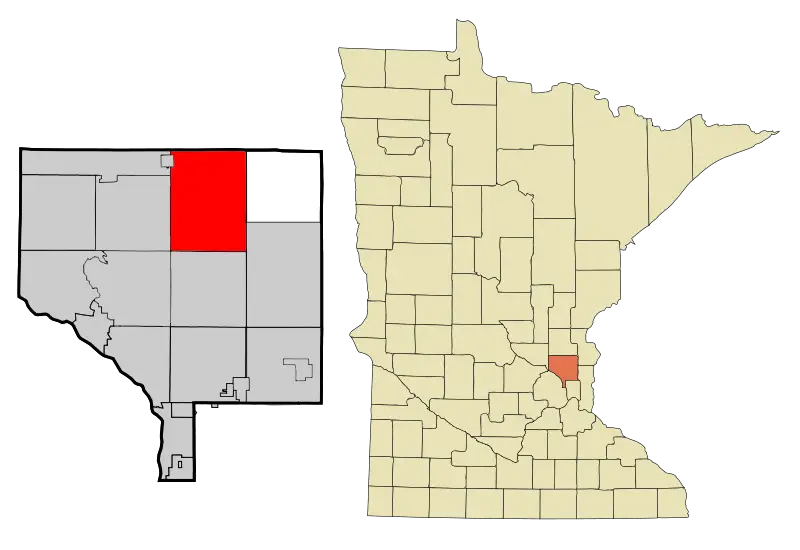 Anoka Cnty Minnesota Incorporated And Unincorporated Areas Eastbethel Highlighted
