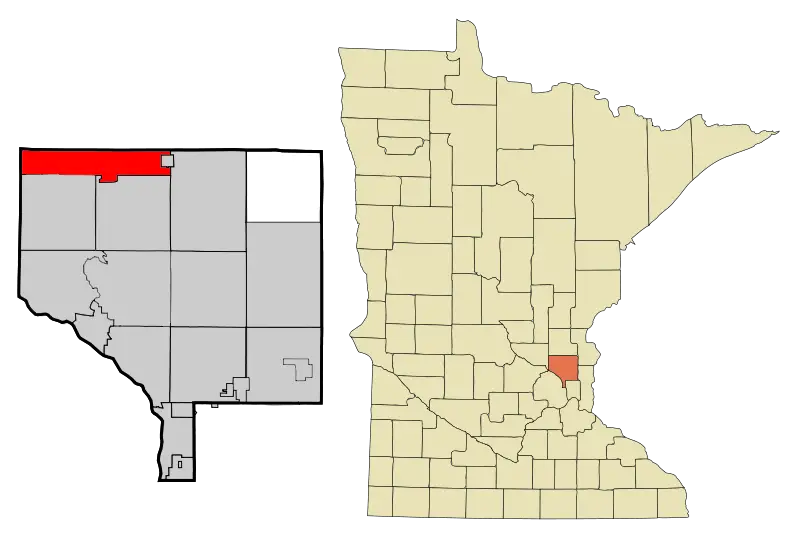 Anoka Cnty Minnesota Incorporated And Unincorporated Areas Stfrancis Highlighted