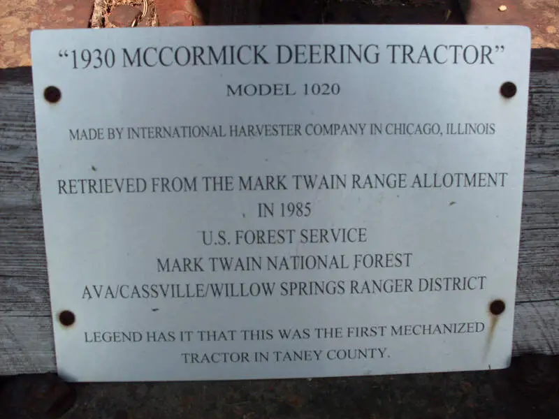 Mark Twain Forest Tractor Legend