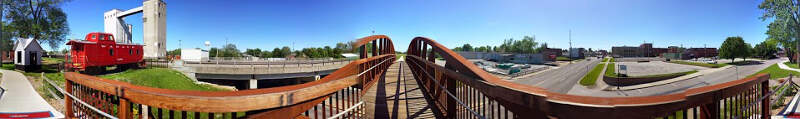 Railroad Museum And Park In Moberlyc Mo