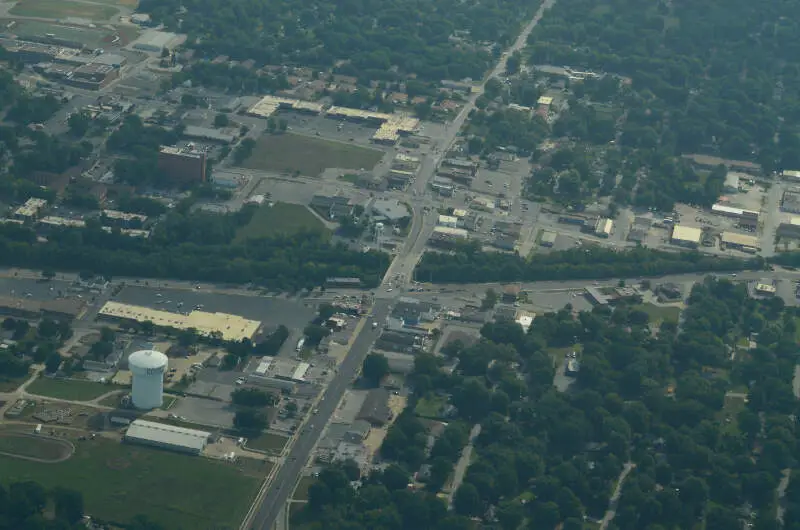 Aerial View Of Raytownc Missouri