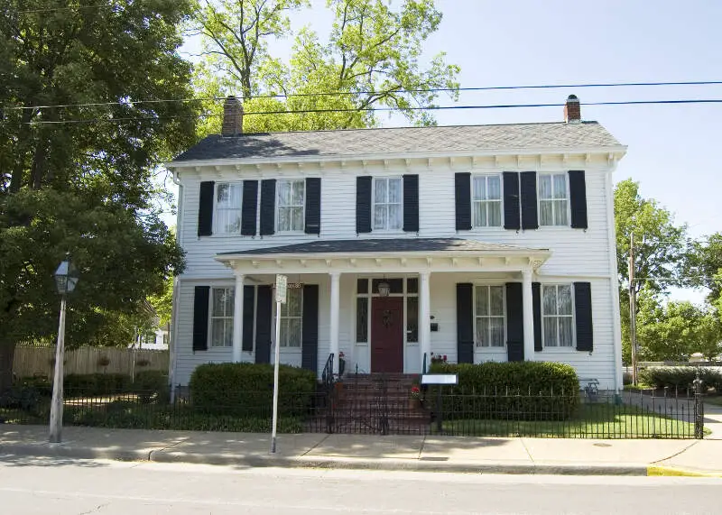 Photograph Of The Joseph Bogy House In Ste Genevieve Mo