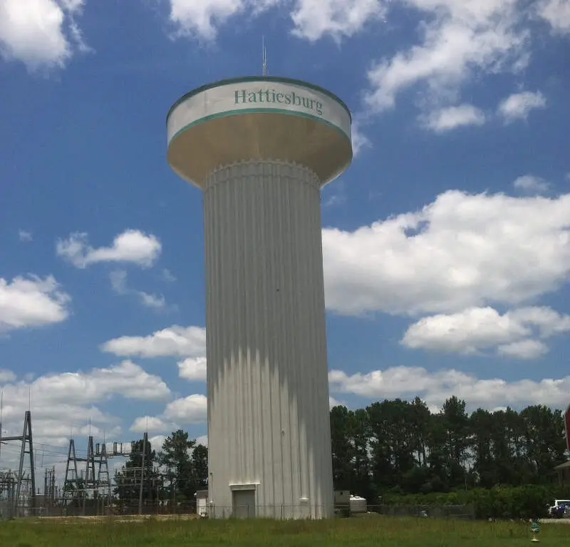 Hattiesburg Water Tower Turtle Creek