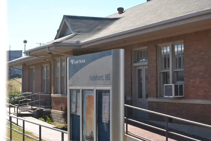 Amtrak Station On Hazlehurst Mississippi