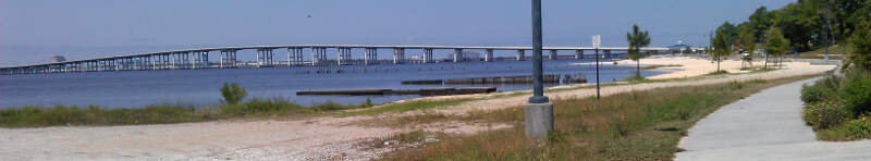 Biloxi Bay From Ocean Springsc Mississippi