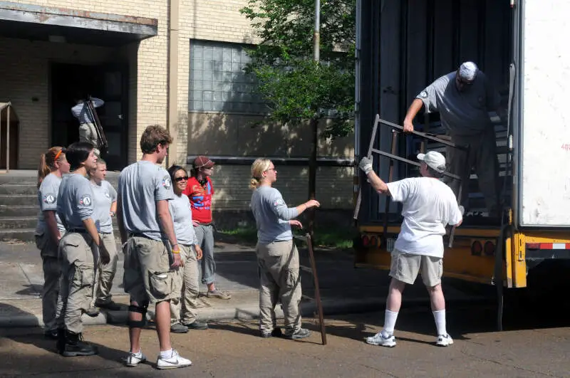 Fema   Americorps At Work In Yazoo Cityc Ms