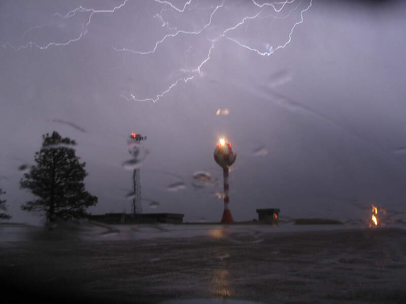 Lightning Over Billings Airport April