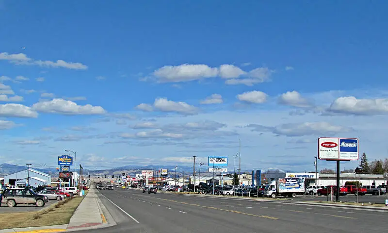 Helenac Montana Looking East On Cedar Street