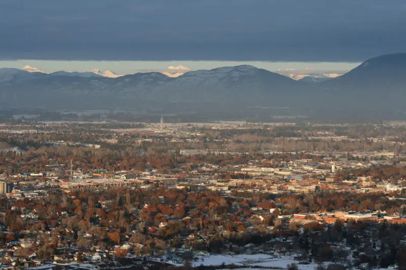 Kalispell Mt Looking Toward Glacier National Park From Lone Pine State Park January