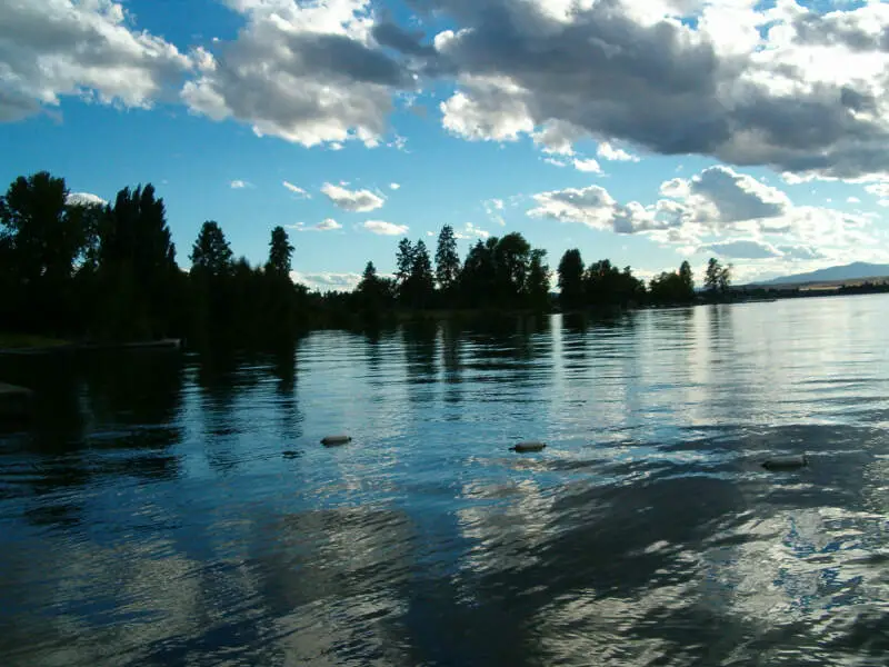 Cloudsandlakeinmontana