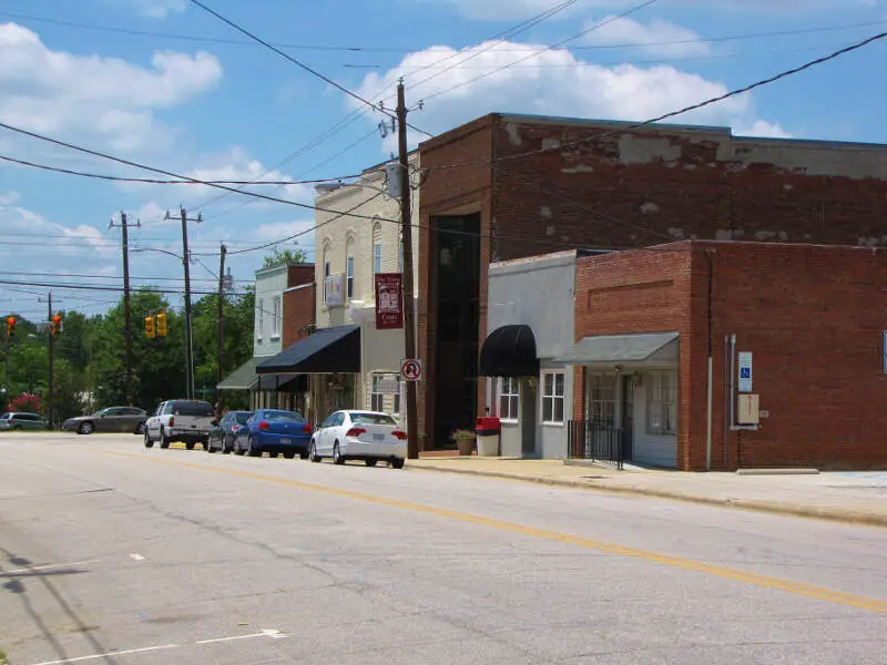 Main Street In Coats North Carolina