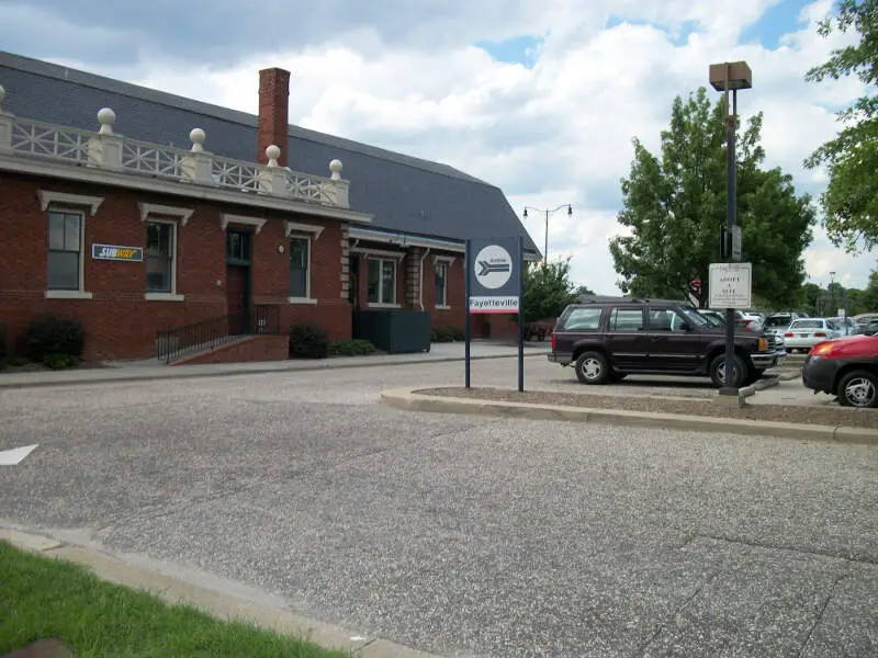 Fayetteville Amtrak Acl Stationb Parking Lot