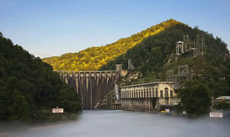 Cheoah Hydroelectric Dam Graham Co Nc