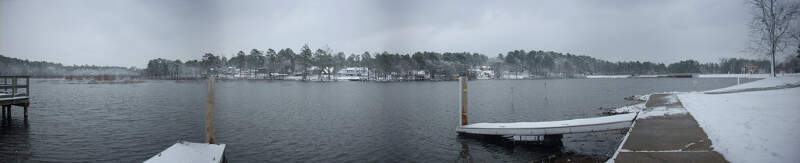 Snowy Hope Mills Lake