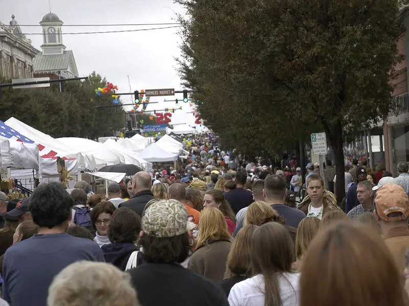 Lexington Barbecue Festival  Crowd