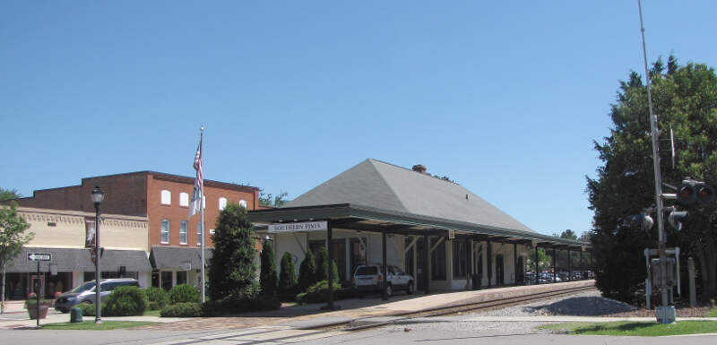 Amtrak Station   Southern Pinesc North Carolina