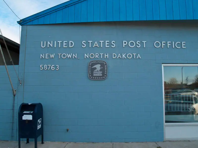 Post Office In New Townc North Dakota