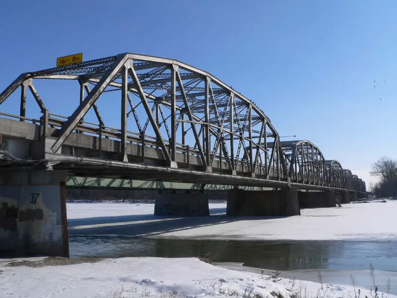 Columbus Loup River Bridge From Nw