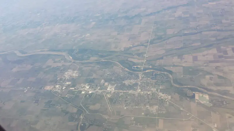 Columbus Nebraska Aerial View