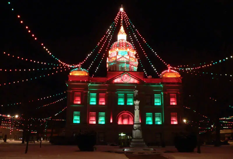 Kearney Countyc Nebraska Courthouse Lights