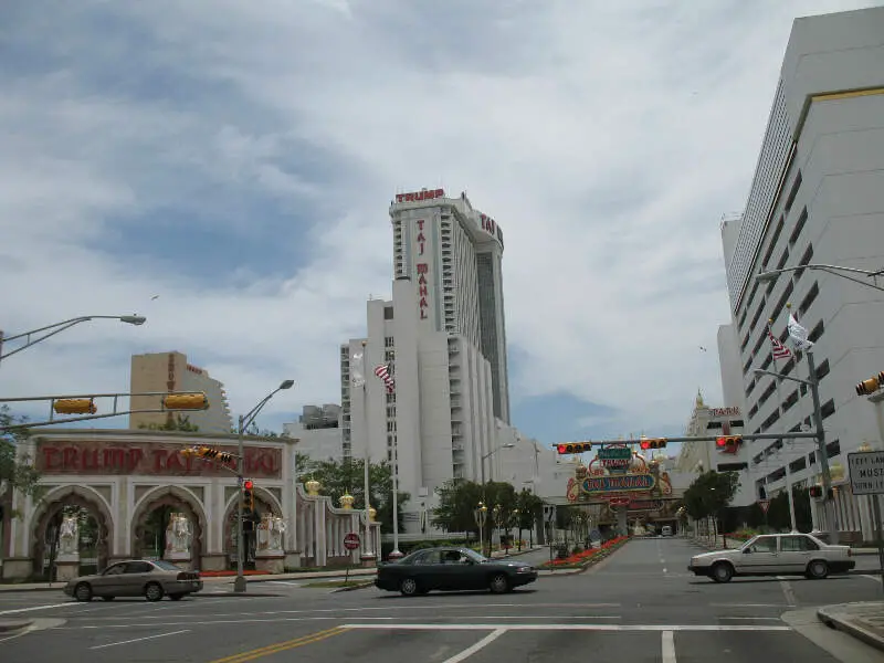 Trump Taj Mahal From Pacific Avenue