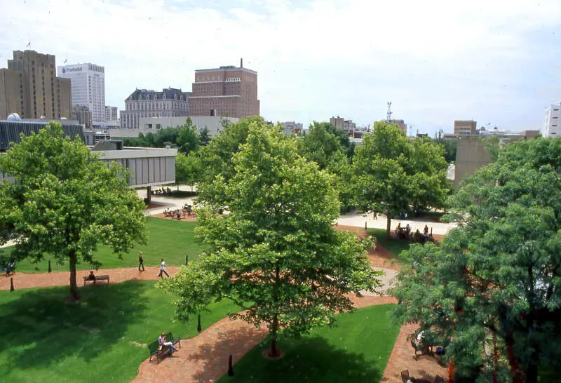 Rutgers Newark Aerial View Of Campus