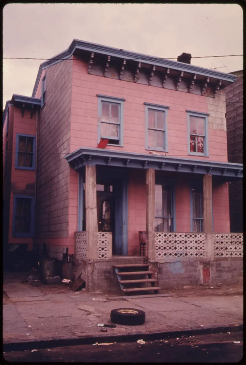 House In The Inner City Of Patersonc New Jersey