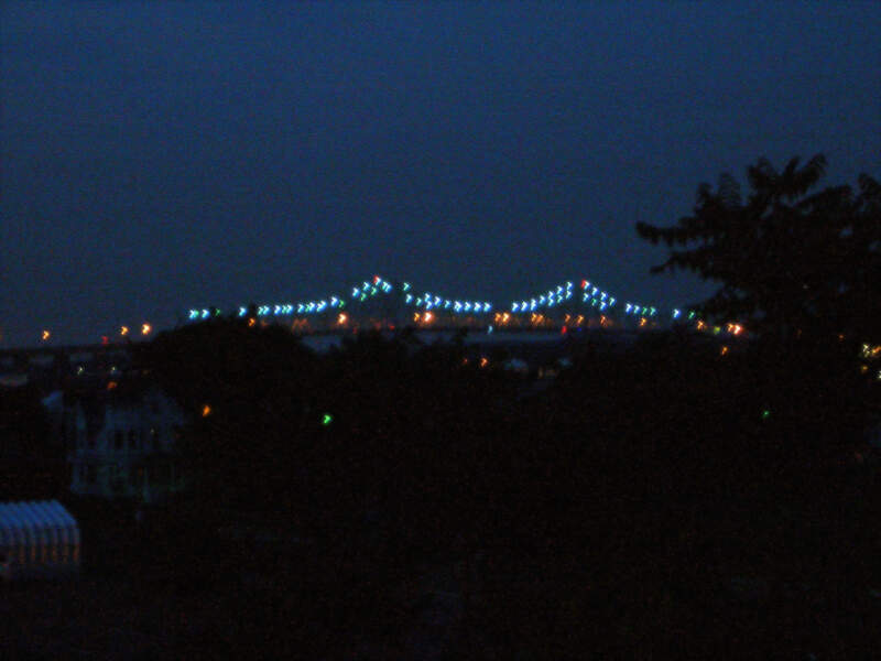 The Outerbridge Crossingc At Night